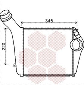 VAN WEZEL Интеркулер 74004059